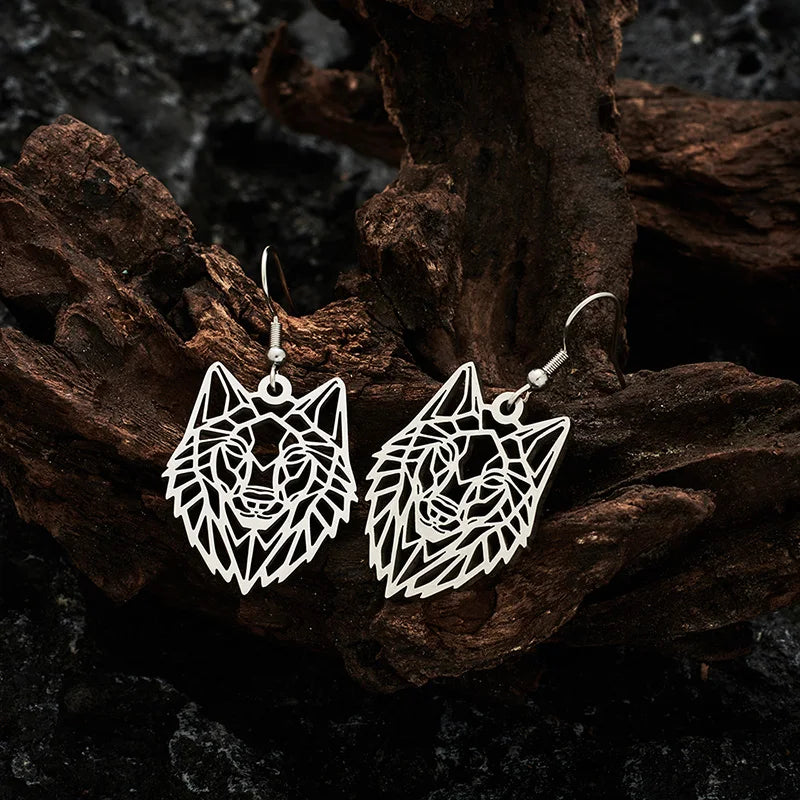 BOUCLES D'OREILLES LOUP