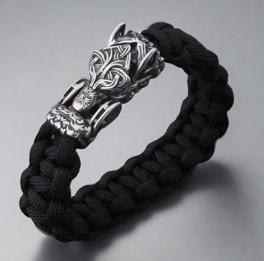 Bracelet Loup Alpha tisser 