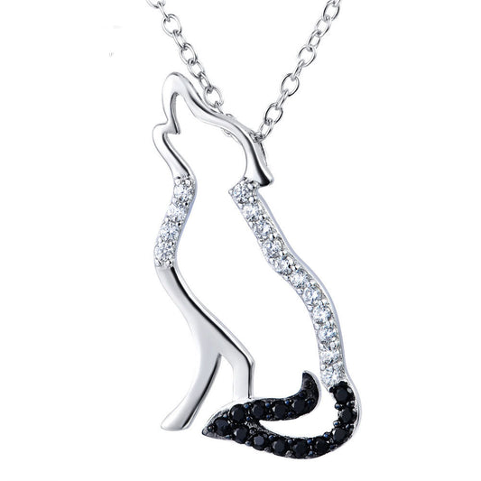 Collier Loup Femme (Argent) 