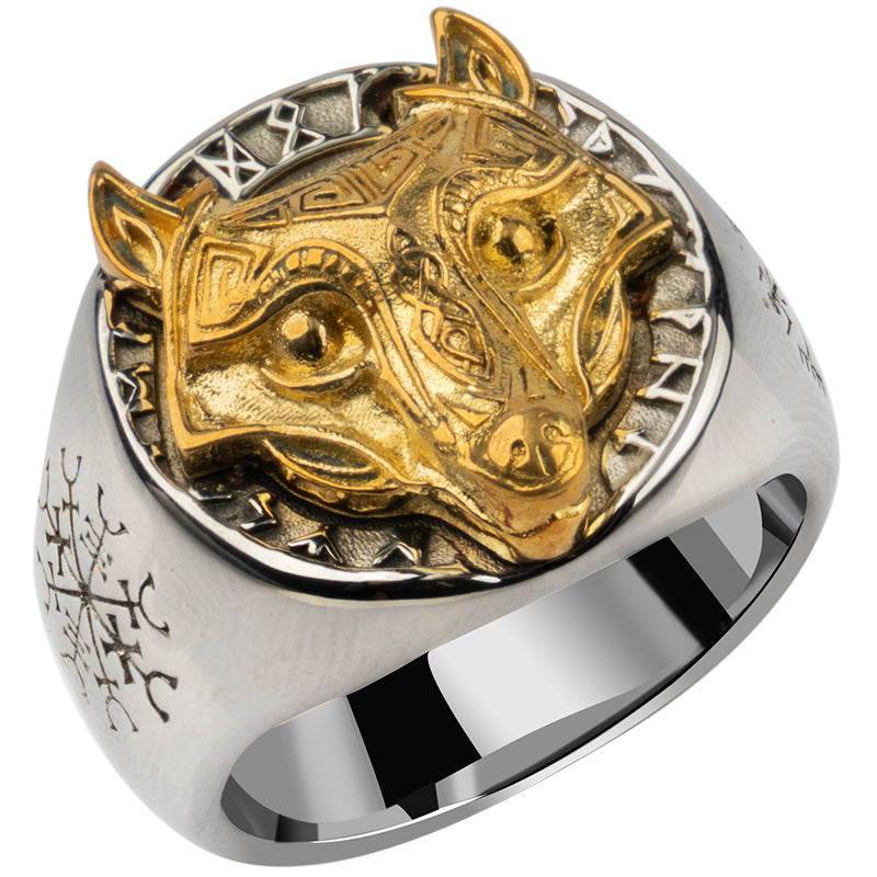 Bague Loup Nordique